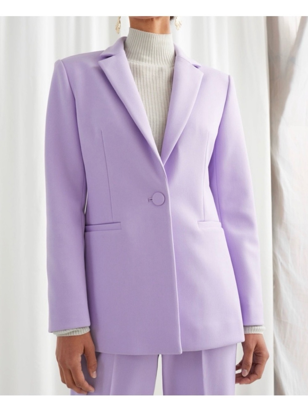 & other stories Structured Single Buttoned Blazer size 6